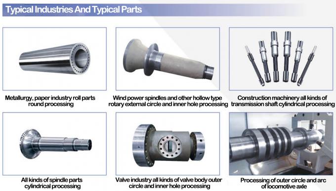 SMTCL 무거운 CNC 턴 5000mm HTC125500 수평 평면 침대 CNC 무거운 턴 10