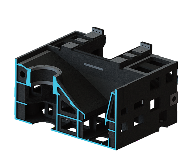 대형 금속 수직 CNC 선반 V8H 최대 절삭 높이 850mm Fanuc CNC 밀링 수직 선반 1