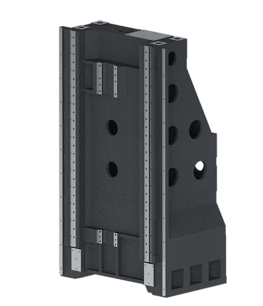 대형 금속 수직 CNC 선반 V8H 최대 절삭 높이 850mm Fanuc CNC 밀링 수직 선반 2