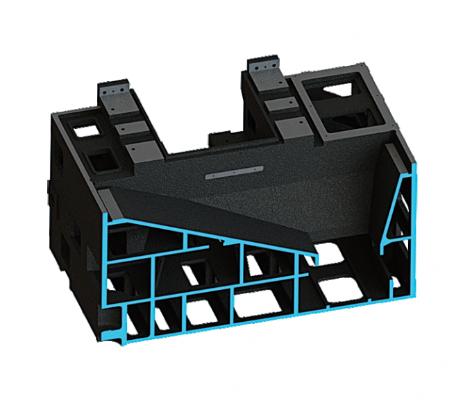 대형 금속 수직 CNC 선반 V8H 최대 절삭 높이 850mm Fanuc CNC 밀링 수직 선반 4