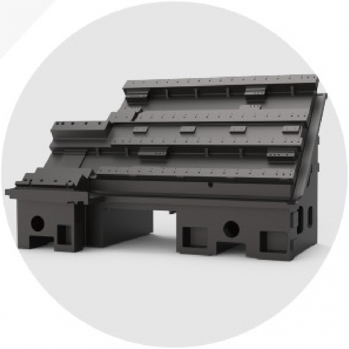 경사 베드 CNC 선반 리니어 가이드 T5.2-500Q BMT55 최대 선삭 직경 360mm SMTCL CNC 피더 선반 2