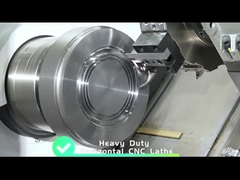HTC 50nm 수평 CNC 톱니 Fanuc 시스템 슬랜트 베드 CNC 프레싱 머신 SMTCL CNC 턴링 센터