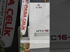 작은 부품 가공 CNC 턴 머신 HTC16-6 장갑 스핀들 갱 도구 슬랜트 베드 CNC 턴 머신