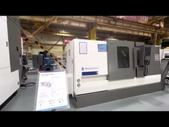 고직성 하드 레일 CNC 턴링 센터 HTC40Sm A2-8 스핀들 중량 절단 CNC 턴링 센터