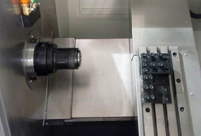 단일 스핀들 CNC 선반 기계 HK35L 칼 행 형태 전환 처리