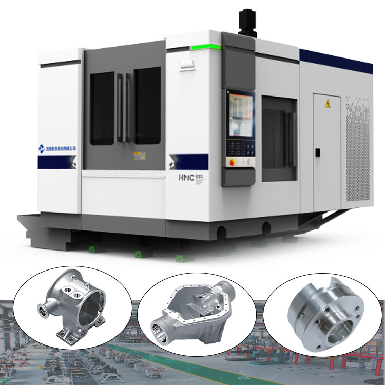 5 축 수평 가공 센터 HMC63Q 고 정밀 CNC 터닝 센터 기계 도구