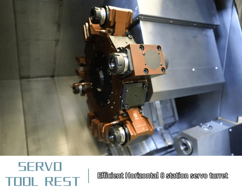 CNC 선반 3축 선반 밀링 머신 콤보 T5.2-1000Q FANUC SMTCL 경사 베드 CNC 선반