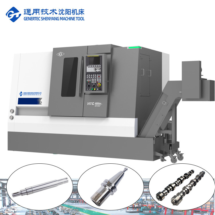 SMTCL 수평 CNC 턴트 HTC40H/500 자동차 멘드럴 모터 샤프트 기어 샤프트 가공 CNC 턴트