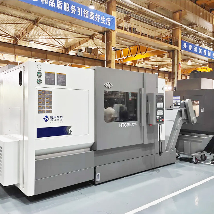 SMTCL 중량 하드 레일 CNC 턴 머신 HTC50P 3 축 CNC 프레싱 라이브 도구와 함께 CNC 턴 머신