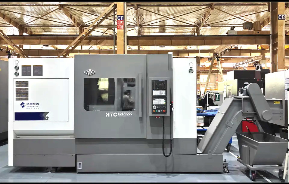 SMTCL 중량 하드 레일 CNC 턴 머신 HTC50P 3 축 CNC 프레싱 라이브 도구와 함께 CNC 턴 머신