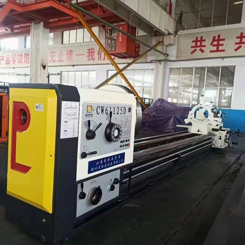 무거운 직무 수평 턴 머신 CW61125D/12m 로드 베어링 6T 스핀들 구멍 지름 120mm