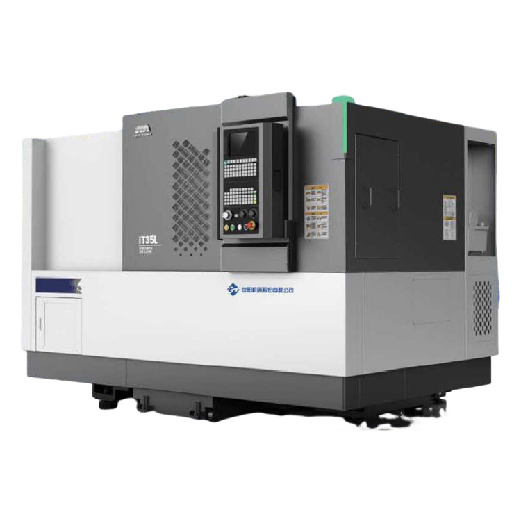SMTCL 슬랜트 베드 CNC 정밀 톱니 IT35L 라이브 툴링과 함께 작은 CNC 톱니 기계 금속을 위한 CNC 톱니 기계