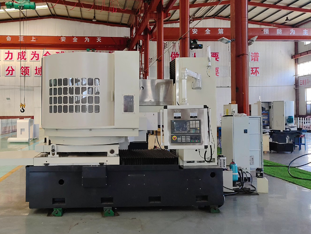 회전 원 테이블 HDMK380 CNC 수평 표면 썰기 기계