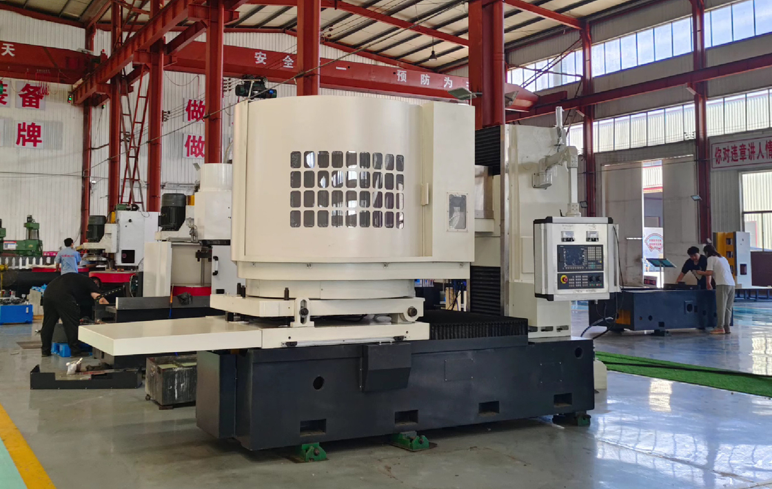회전 원 테이블 HDMK380 CNC 수평 표면 썰기 기계