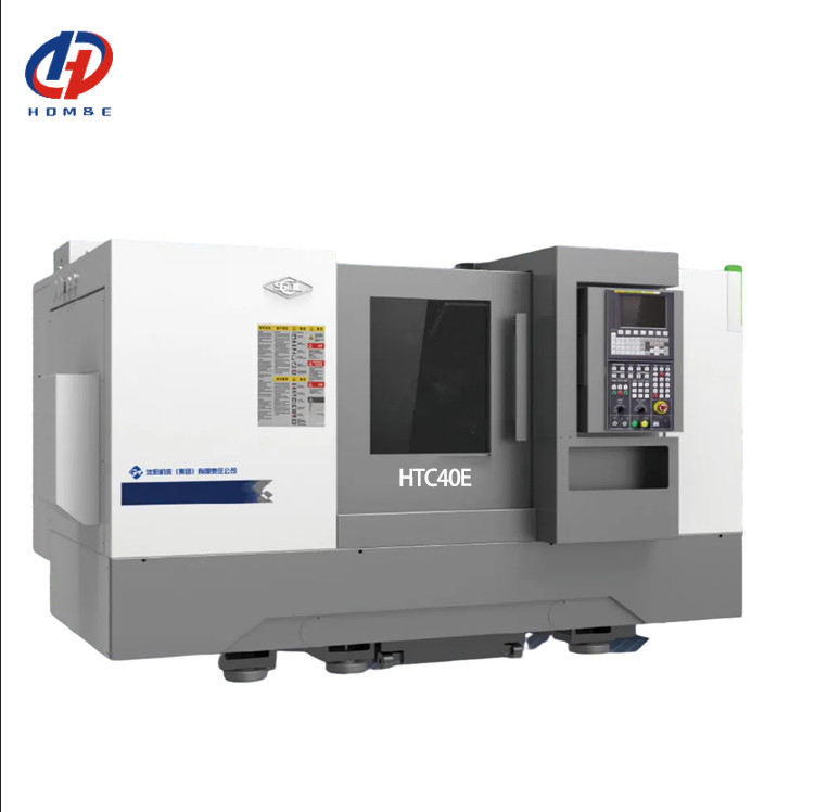 CNC 라트 HTC40E 고 정밀 CNC 수평 라트 30도 기울기 침대 CNC 회전 라트