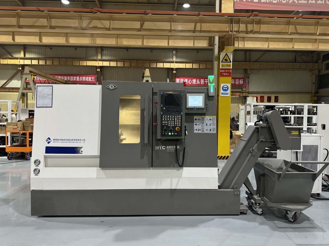 SMTCL 수평 CNC 턴트 HTC40H/500 자동차 멘드럴 모터 샤프트 기어 샤프트 가공 CNC 턴트