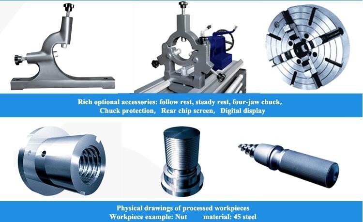 SMTCL Tornos Para Metal 일반 톱니 CA6150A 2000mm 일반 수동 수평 톱니 기계