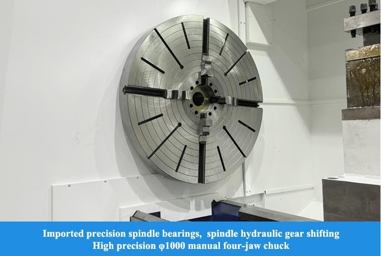 SMTCL 무거운 CNC 턴 5000mm HTC125500 수평 평면 침대 CNC 무거운 턴