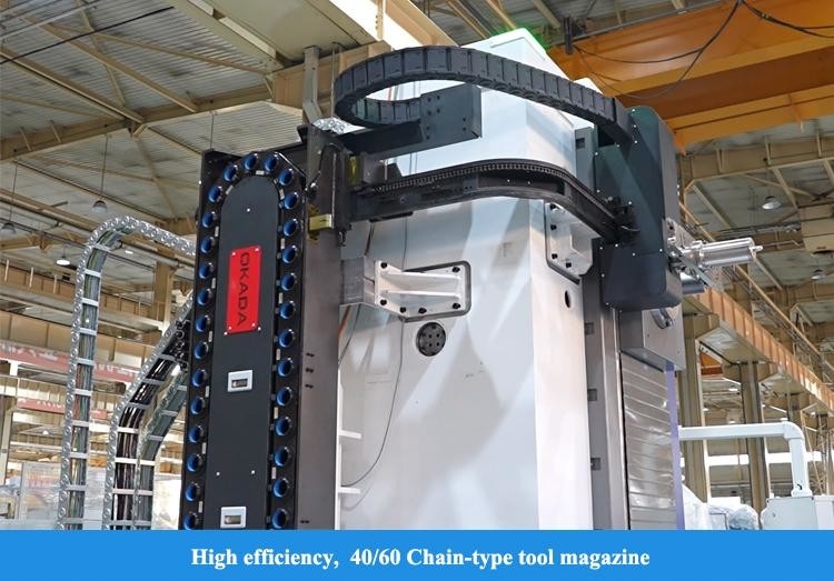 SMTCL 수평 프레싱 뚫기 기계 TK6511 CNC 프레싱 기계 SIEMENS 시스템 5 축 가공 센터