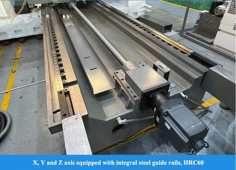 SMTCL 수평 프레싱 뚫기 기계 TK6511 CNC 프레싱 기계 SIEMENS 시스템 5 축 가공 센터