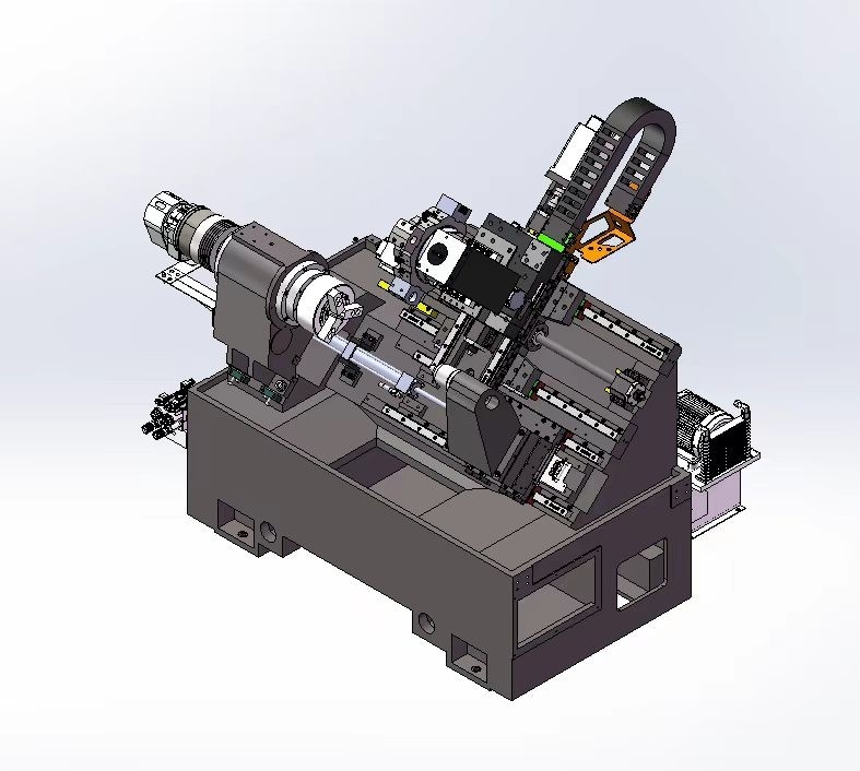 경제적인 CNC 라트 T300 GSK 컨트롤러 프로그래밍 가능한 수압 Tailstock 수평 기울기 침대 CNC 라트