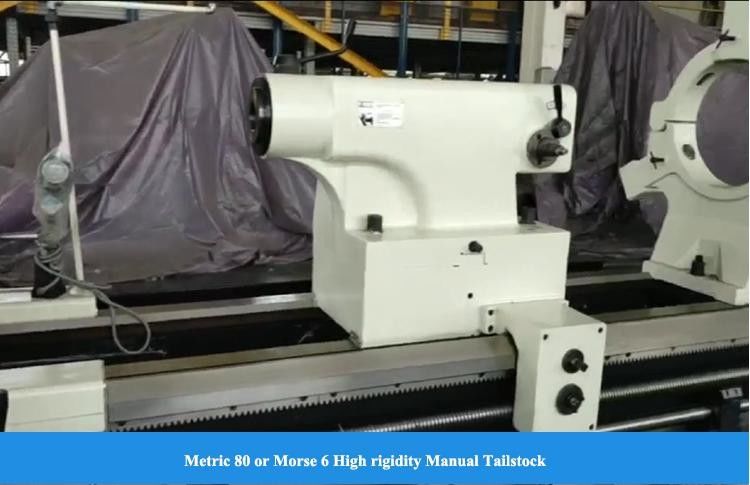 큰 수동 톱니 CW61160D 최대 스윙 지름 침대에 1640mm A2-15 스핀들 중량 톱니