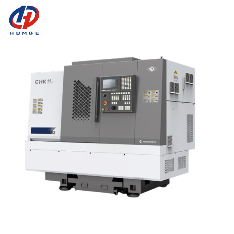 갱 도구 슬랜트 베드 CNC 턴 머신 CHK46 자동 갱 타입 턴 머신 바 피더