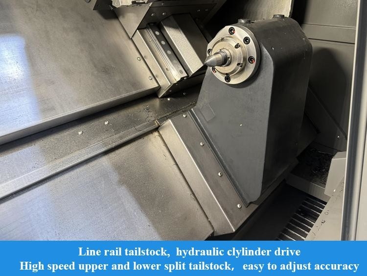 SMTCL 슬랜트 베드 CNC 턴 프레싱 머신 콤보 HTC4050S 완전 기능 수평 CNC 턴