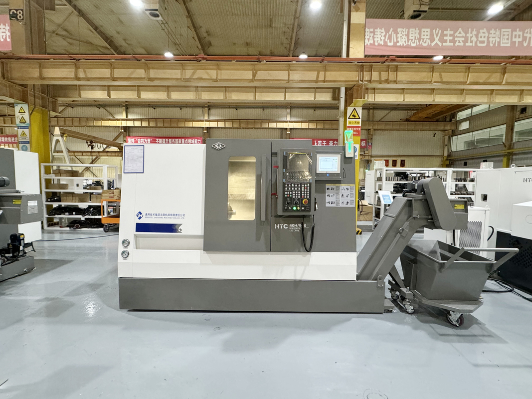 SMTCL CNC 라트 HTC40H 고효율 장거리 볼 케이지 모터 샤프트 처리 슬랜트 베드 CNC 라트