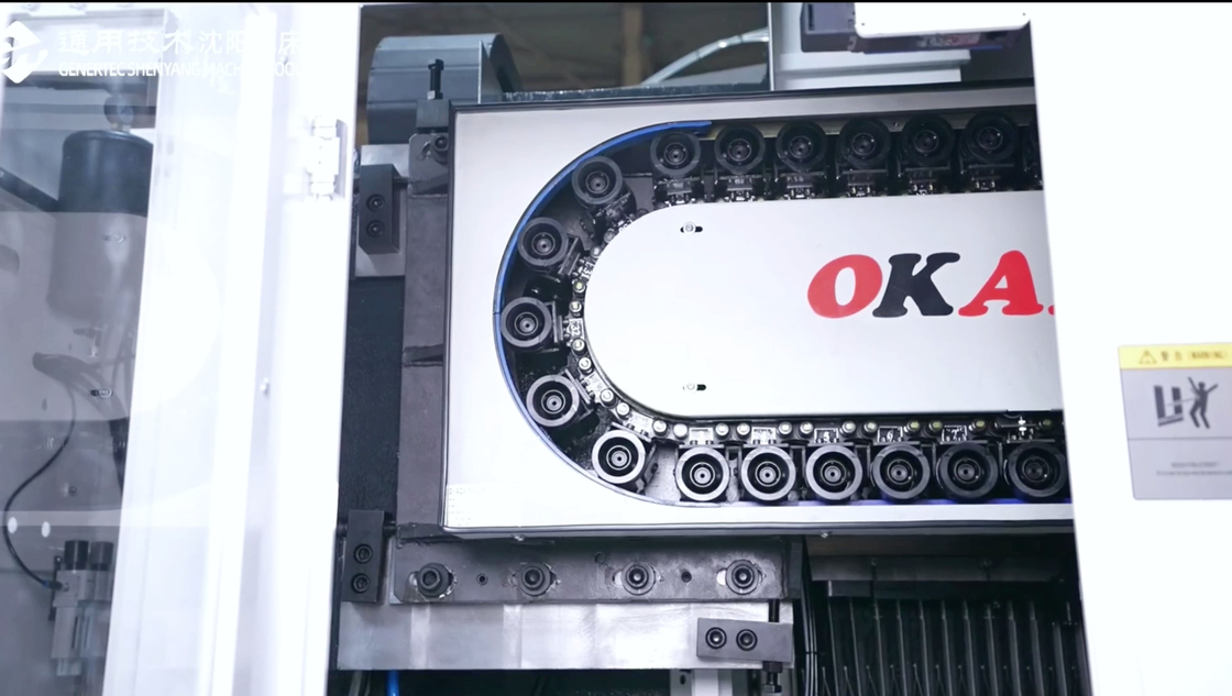 수직 가공 센터 VMC1100P 고직성 갱트리 프레임 구조 4 축 CNC 프레이싱 기계