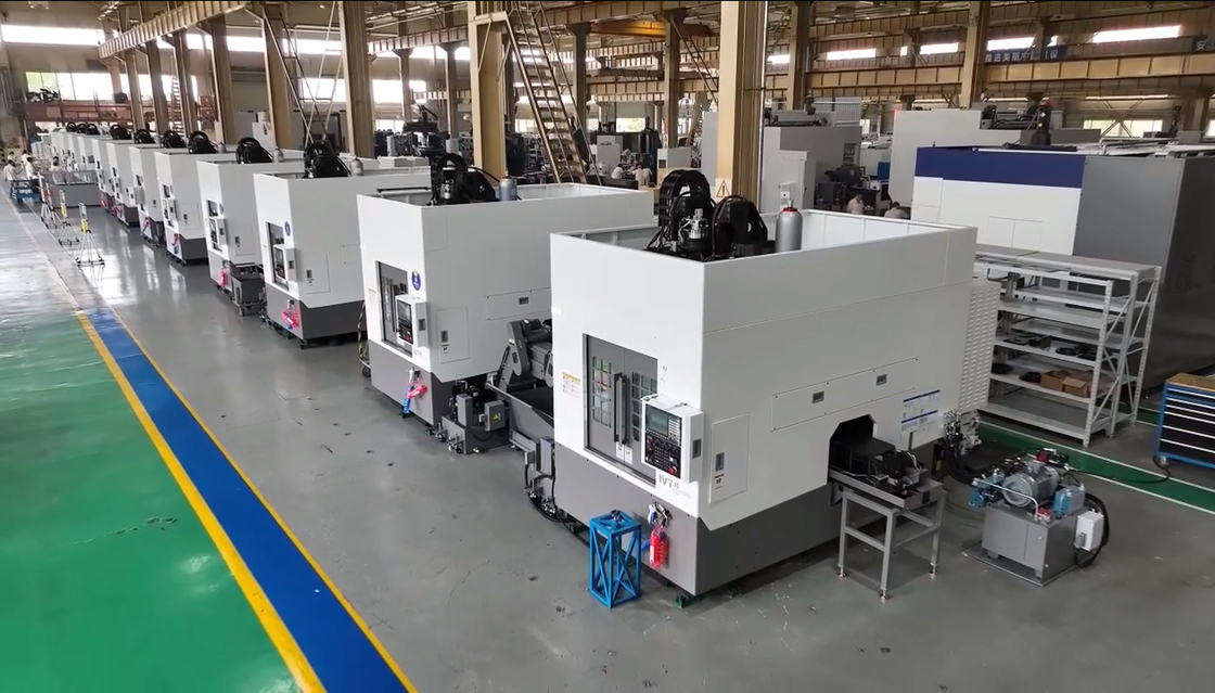 자동 로딩 및 언로딩 인버티드 수직 CNC 선반 IVT45 자동 생산 라인
