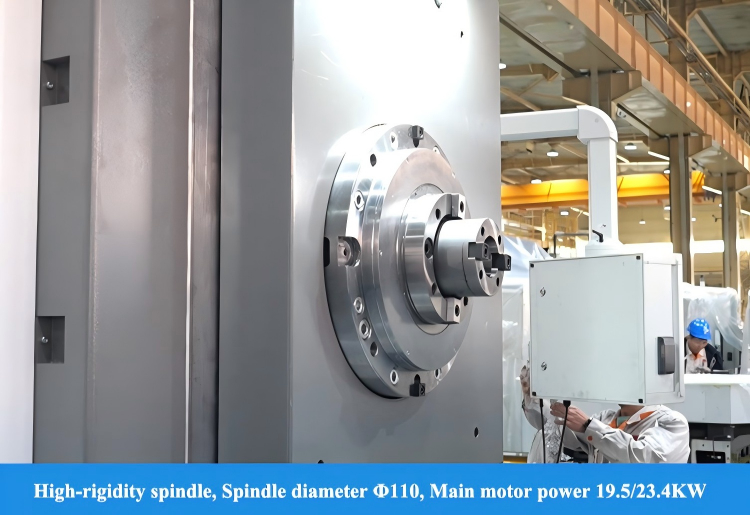 SMTCL 수평 프레싱 뚫기 기계 TK6511 CNC 프레싱 기계 SIEMENS 시스템 5 축 가공 센터