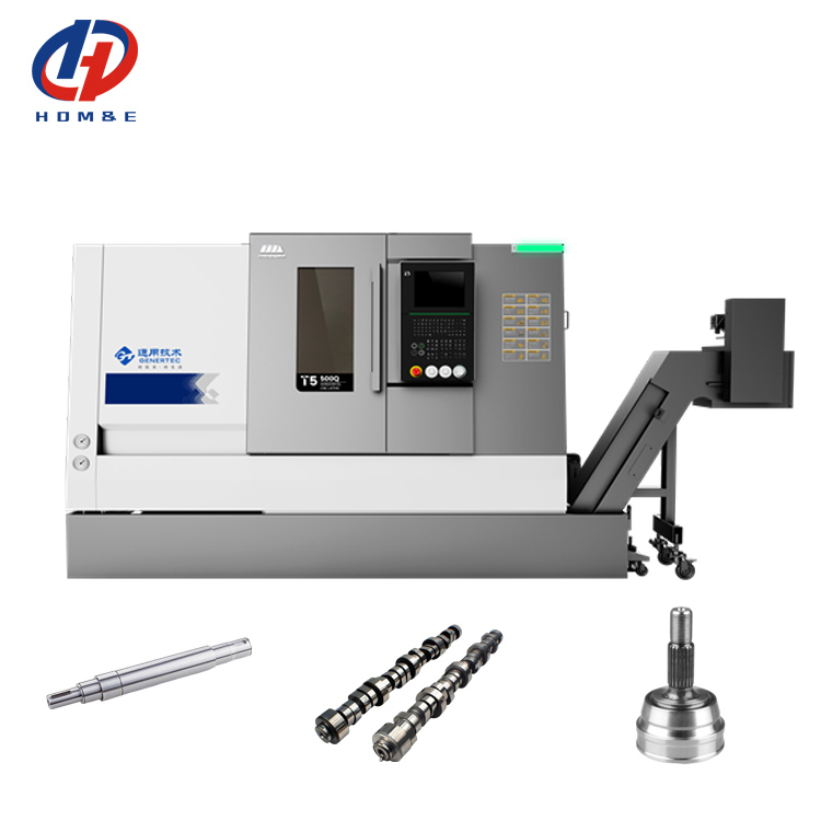 수평 45도 경사 베드 CNC 선반 3000r/min 금속 가공 선반 T4C