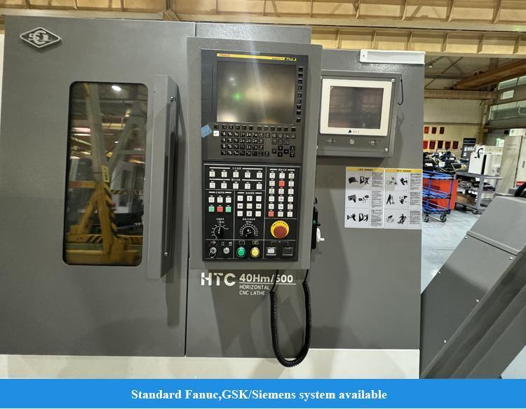 ｃ 축 생활 작은 탑과 HTC40PM 수평선상 CNC 터닝센터 3500rpm