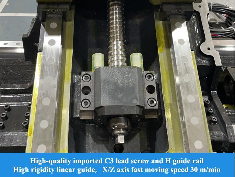 SMTCL 5000rpm A2-5 스핀들 수평 8 스테이션 세르보 타워 소 부품 가공 HTC16H 슬랜트 베드 CNC 라트