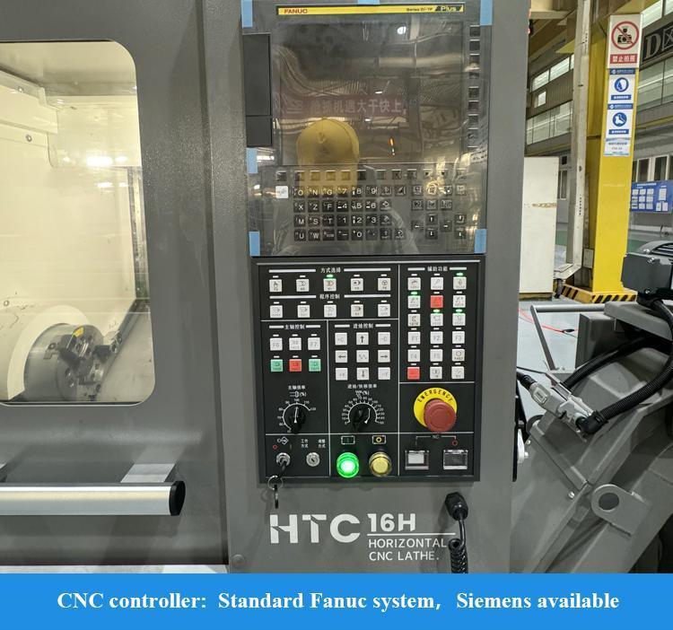 SMTCL 고 정밀 소 부품 가공 5000rpm A2-5 스핀들 수평 서보 타워 HTC16H 기울기 침대 CNC 라트