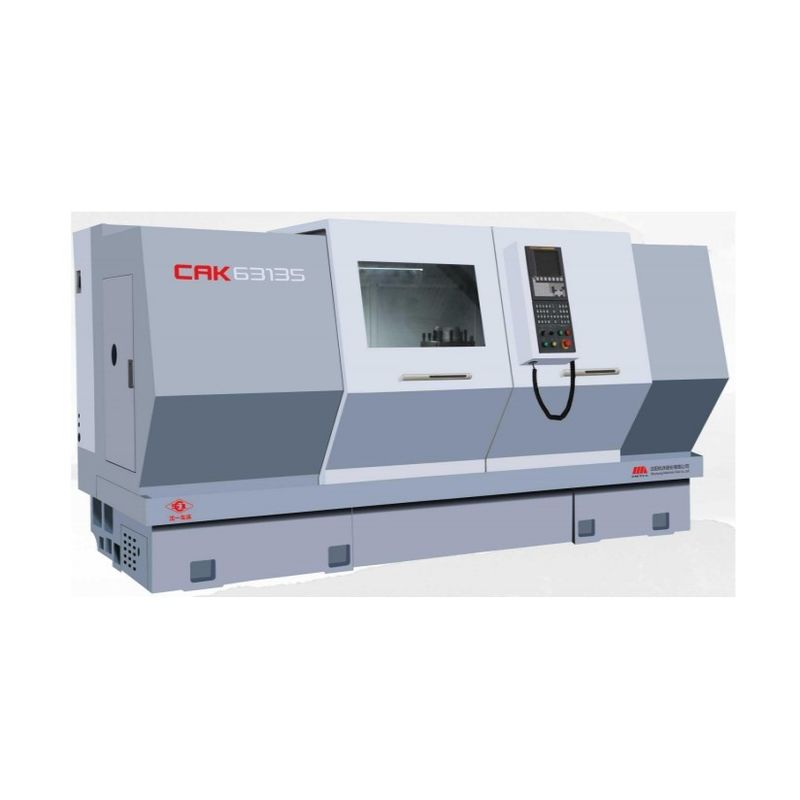 CNC 회전 턴 머신 CAK6385 서보 모터 4 스테이션 타워 금속 CNC 턴 머신