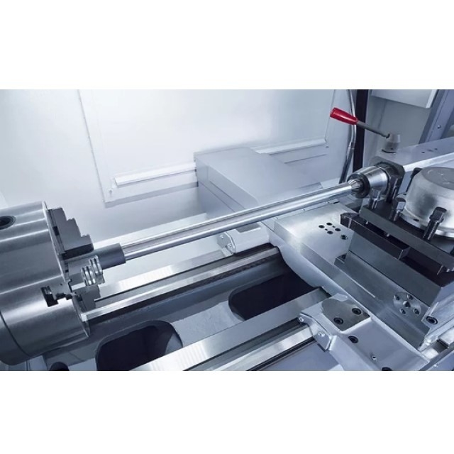 CNC 회전 턴 머신 CAK6385 서보 모터 4 스테이션 타워 금속 CNC 턴 머신