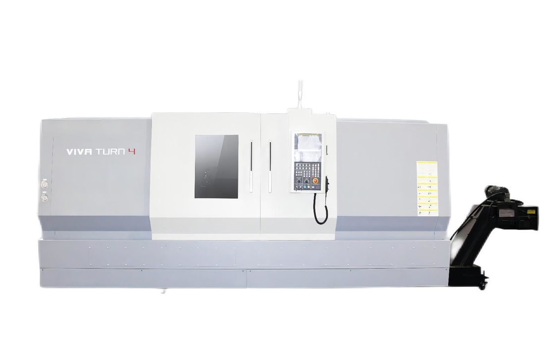 수평한 경사 침대 CNC 선반 VIVA T4S 높은 강성 35 - 3000r/min 스핀들 속도