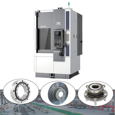 고비용 성능 T6 CNC 가공 톱니 금속 턴링 센터 SMTCL 수직 CNC 톱니