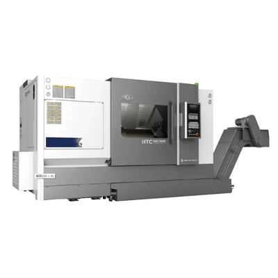 SMTCL CNC 라트 HTC50B 수압 Tailstock 수평 12 스테이션 서보 타워 슬랜트 베드 금속을 위한 CNC 라트