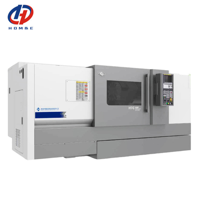 큰 CNC 라트 HTC40P 슬라이딩 가이드 레일 Fanuc 라트 12 스테이션 타워 슬랜트 베드 CNC 라트