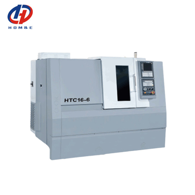 작은 부품 가공 CNC 턴 머신 HTC16-6 장갑 스핀들 갱 도구 슬랜트 베드 CNC 턴 머신