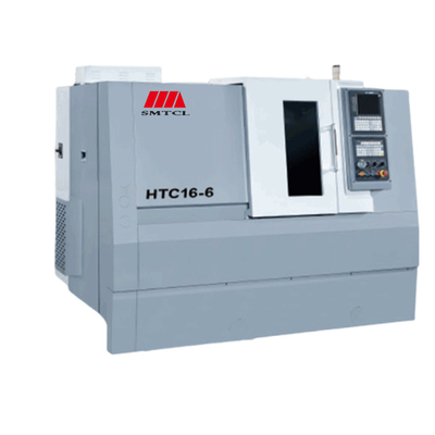 높은 위치 정확성 작은 CNC 톱니 HTC16-6 시리즈 45도 기울기 침대 CNC 톱니