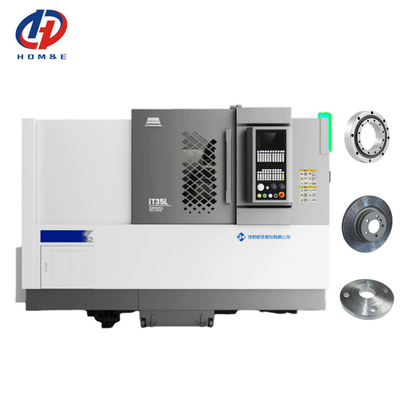 CNC 톱니 IT35L 맥스 스윙 오버 베드 580mm THK 선형 가이드 서보 타워 수평 기울기 베드 CNC 톱니