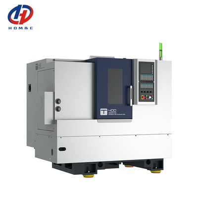 CNC 자동 턴트 T400 고직성 선형 안내 레일 서보 타워 GSK 금속 CNC 기울기 침대 턴트