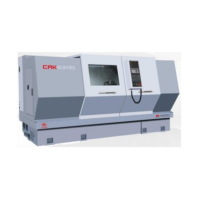 CNC 회전 턴 머신 CAK6385 서보 모터 4 스테이션 타워 금속 CNC 턴 머신