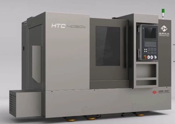 수평선상 비스듬한 베드 CNC 선반 기계 45 급 HTC4050S
